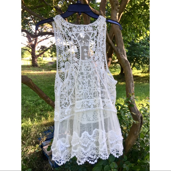Papaya Lace Mini Dress - Picture 4 of 8